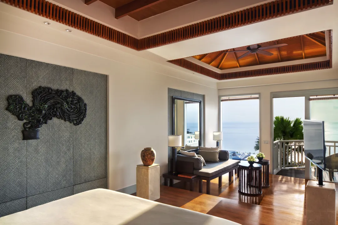 Amatara Wellness Resort - Sea View Suite living area