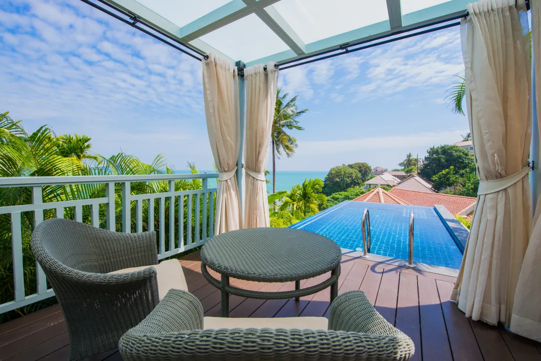 Amatara Wellness Resort - Pool Pavilion outdoor relaxing area