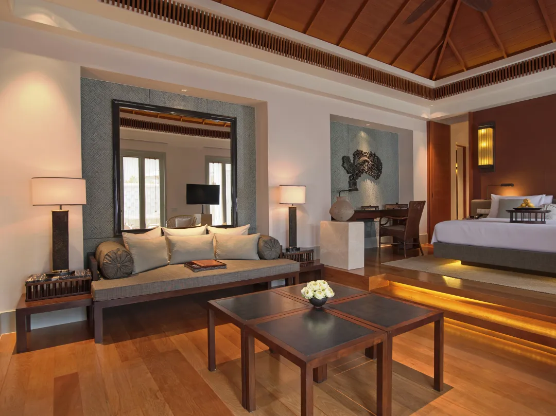 Amatara Wellness Resort - Ocean View Pool Villa living area