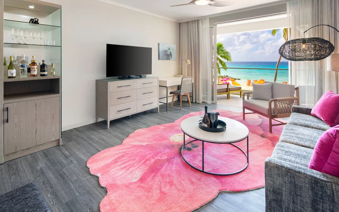 Luxury Ocean View Junior Suite -Seating Aeria