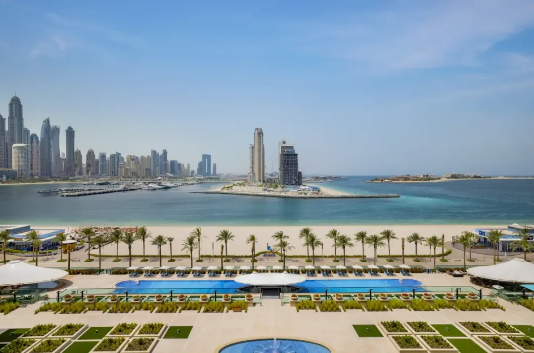Hilton Dubai Palm Jumierah - Sea Over View