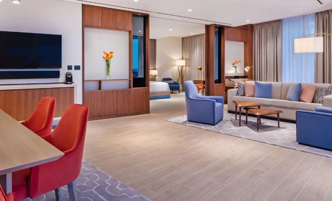 One Bedroom Terrace Suite - Dining Aeria