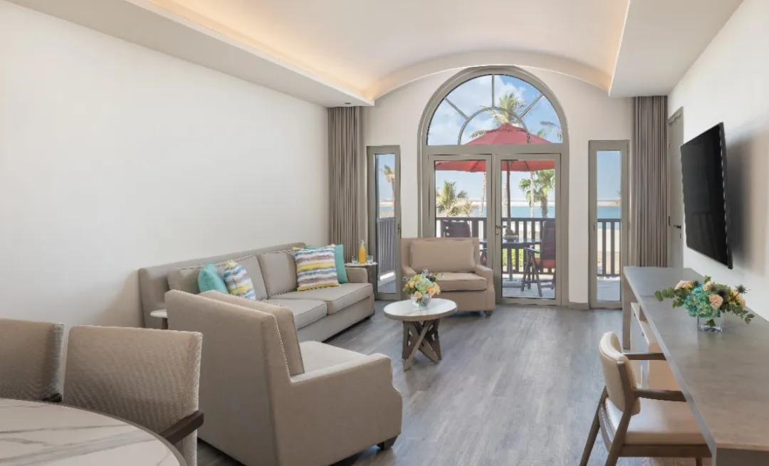 Sea View One Bedroom Suite - Living Room