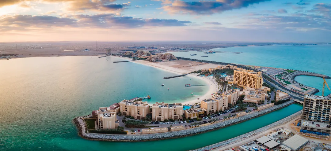 Panoramic view of Marjan Island