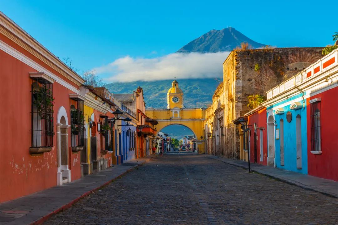 Cityscape of the main street