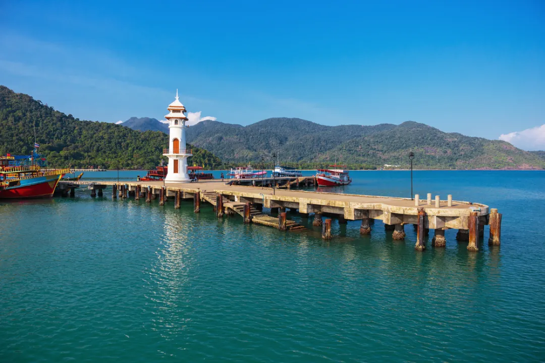Lighthouse on a pier 