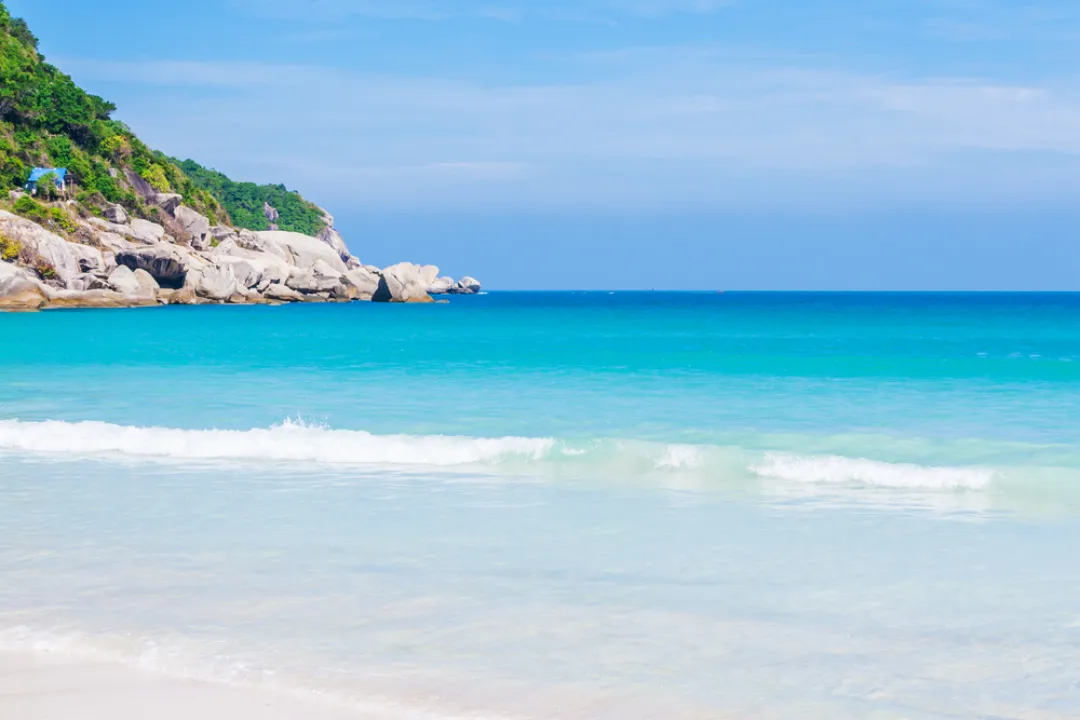 Beach with blue water