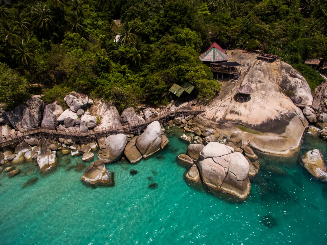 Aerial view of Koh Phangan