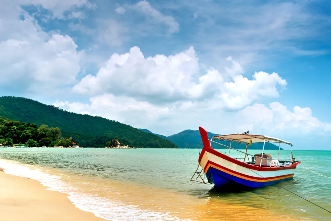 Beach Scene in Penang