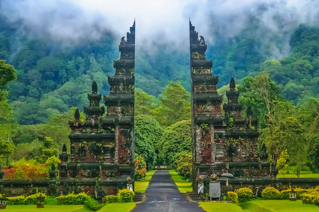 Gates to one of the Hindu temples