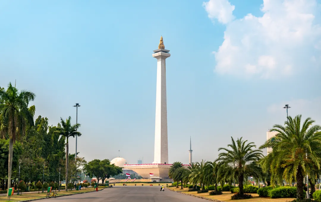 The National Monument in Jakarta