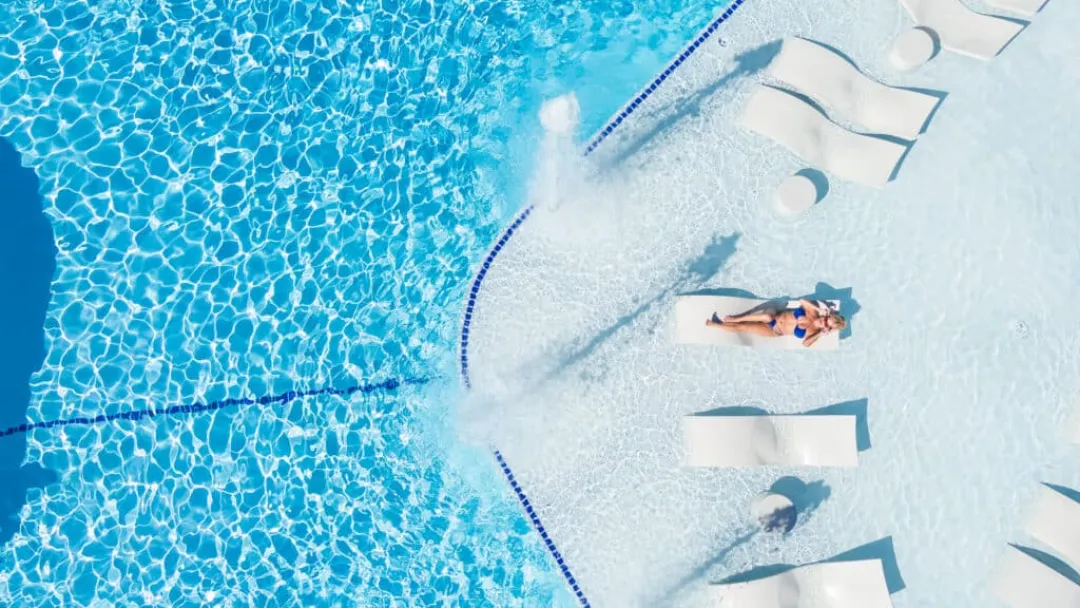 The Verandah Spa & Resort - Pool Aerial View