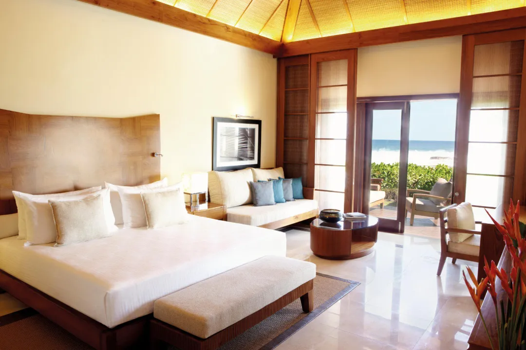 Oceanview Double Suite Pool Villa Two Bedroom - Bedroom