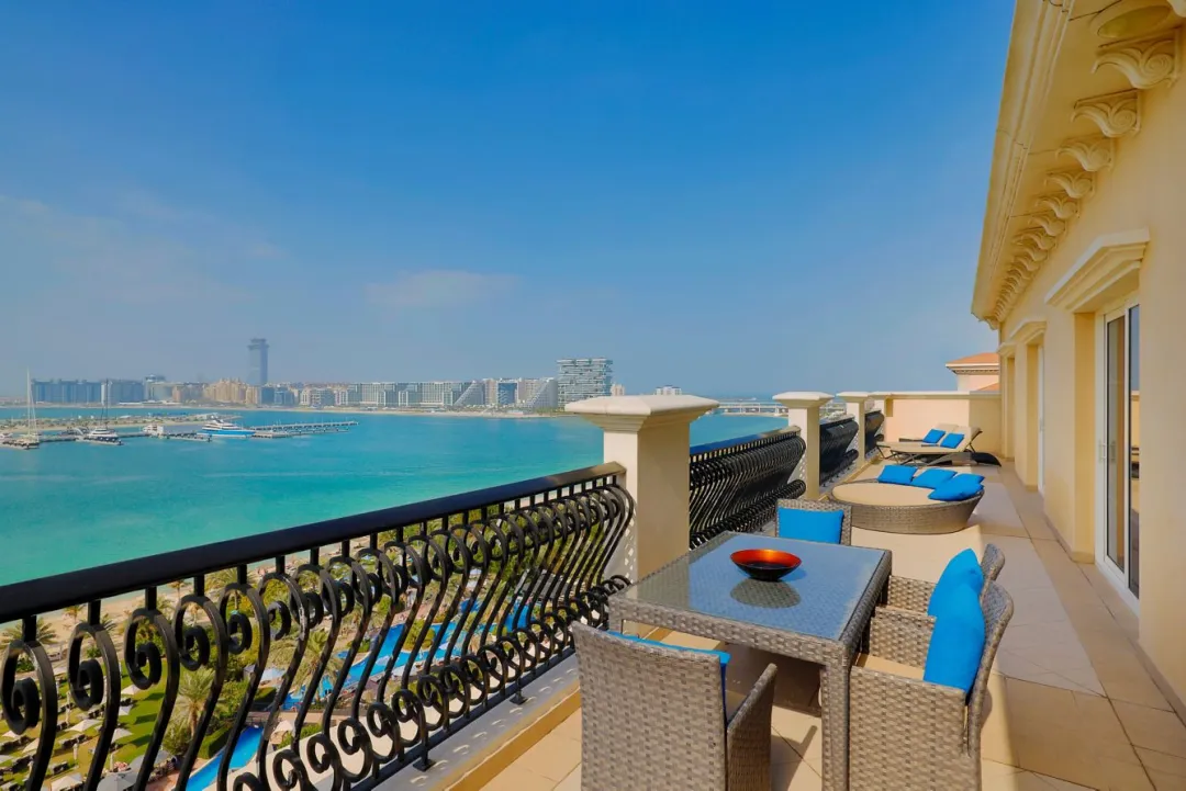 Westin Dubai Mina Seyahi - View from the balcony