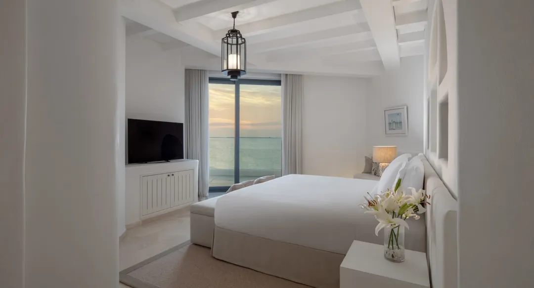 Oia Sea View Room - Bedroom