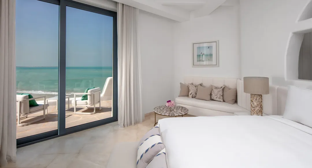 Fira Sea View Terrace Room - Bedroom