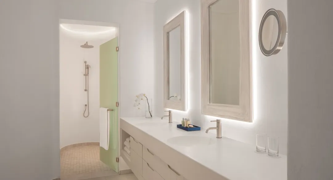 Perissa Sea View Beach Access Room - Bathroom