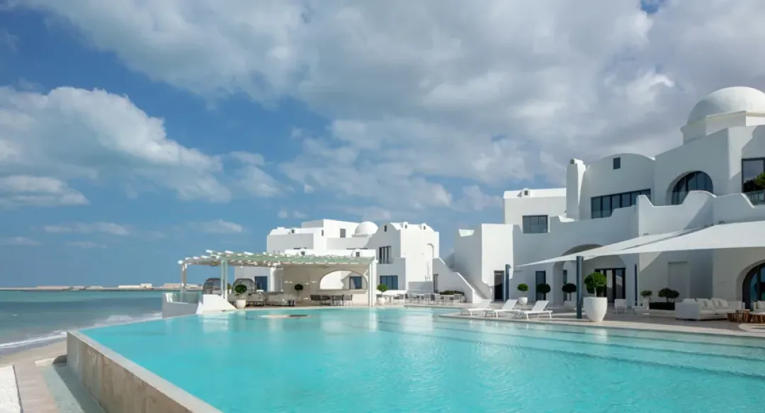 Perissa Sea View Beach Access Room - Pool View