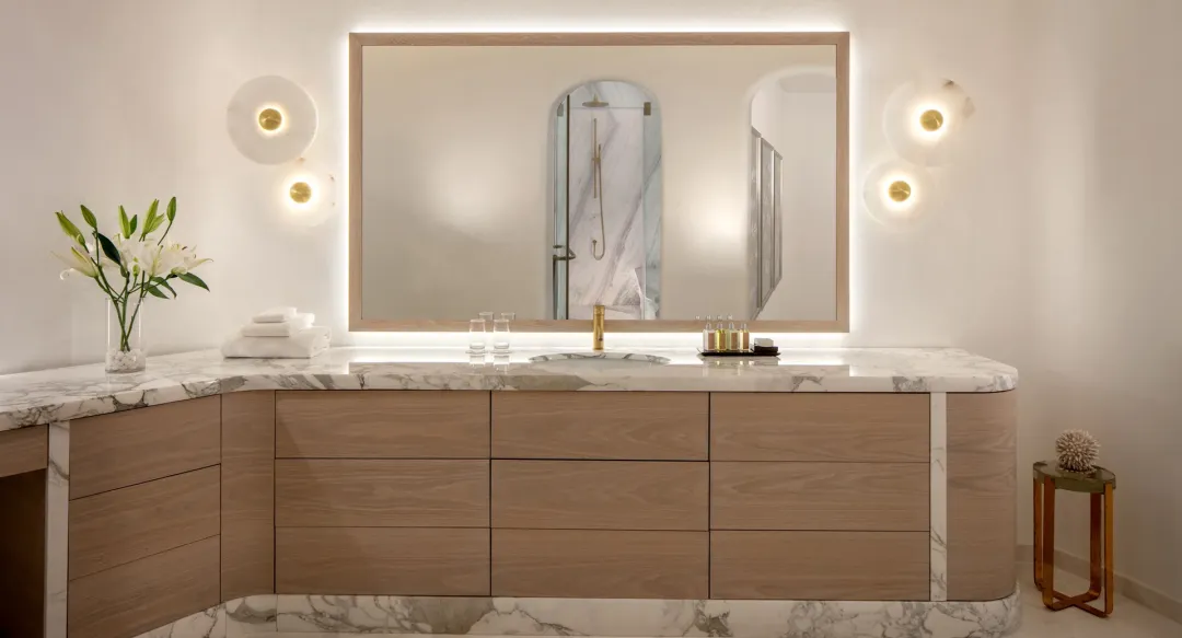 Royal Santorini Duplex Suite - Bathroom