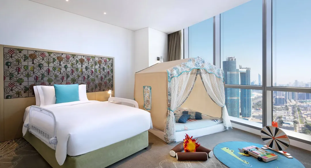 Premier Family Room with Sea View - Bedroom View