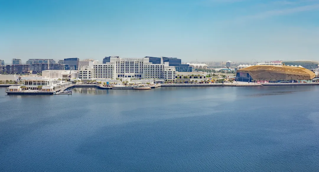 Hilton Abu Dhabi Yas Island - Resort Port View in Day Light