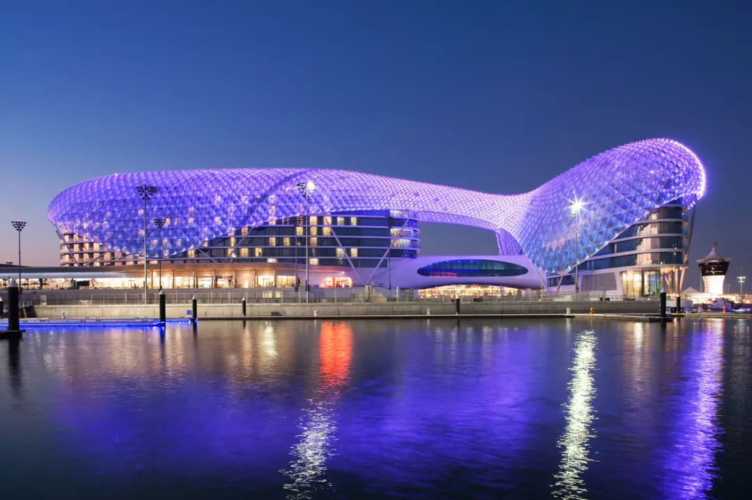 W Abu Dhabi Yas Island - Exterior at Night