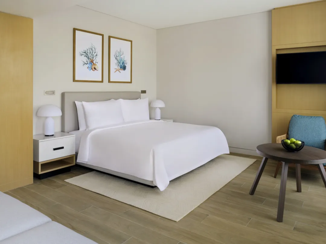 Beachfront Junior Suite with Private Terrace - Bedroom