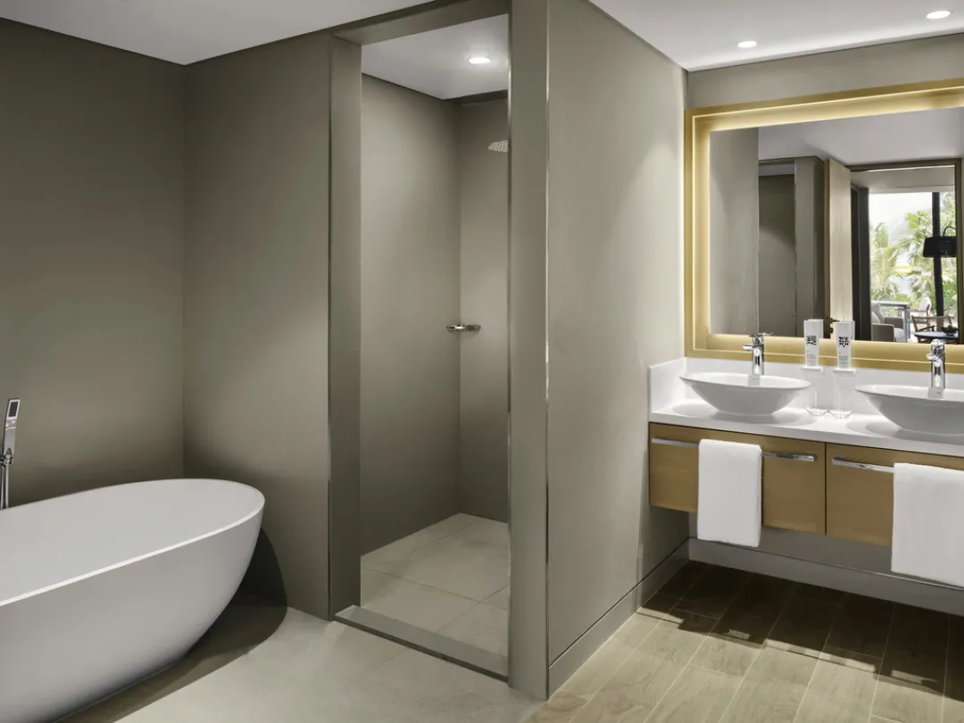 Al Marjan Beachfront Suite with Private Pool - Bathroom
