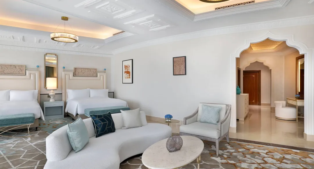 Two Queen Beds Premier Golf Course View Room - Bedroom with View