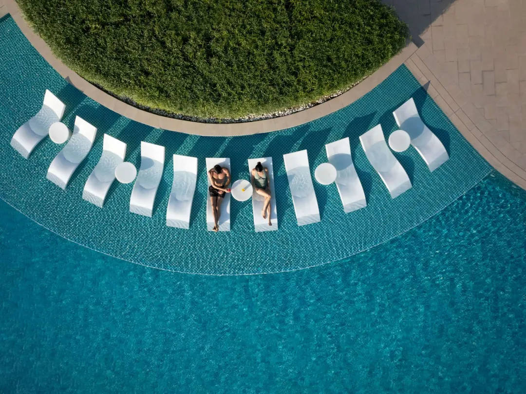 Sofitel Al Hamra Beach Resort - Pool Over View