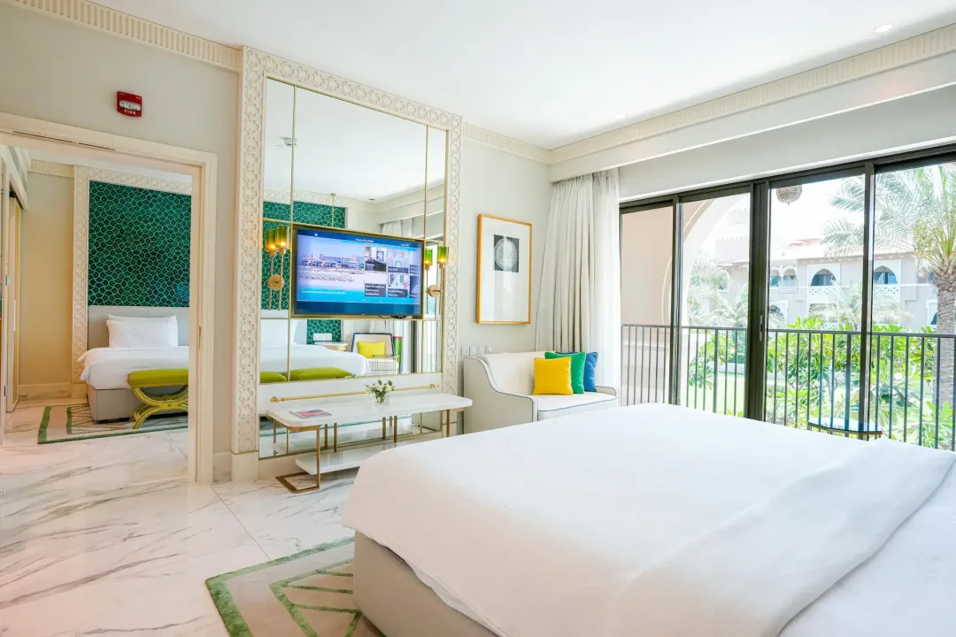 Two Bedroom Family Room Garden View - Bedroom View