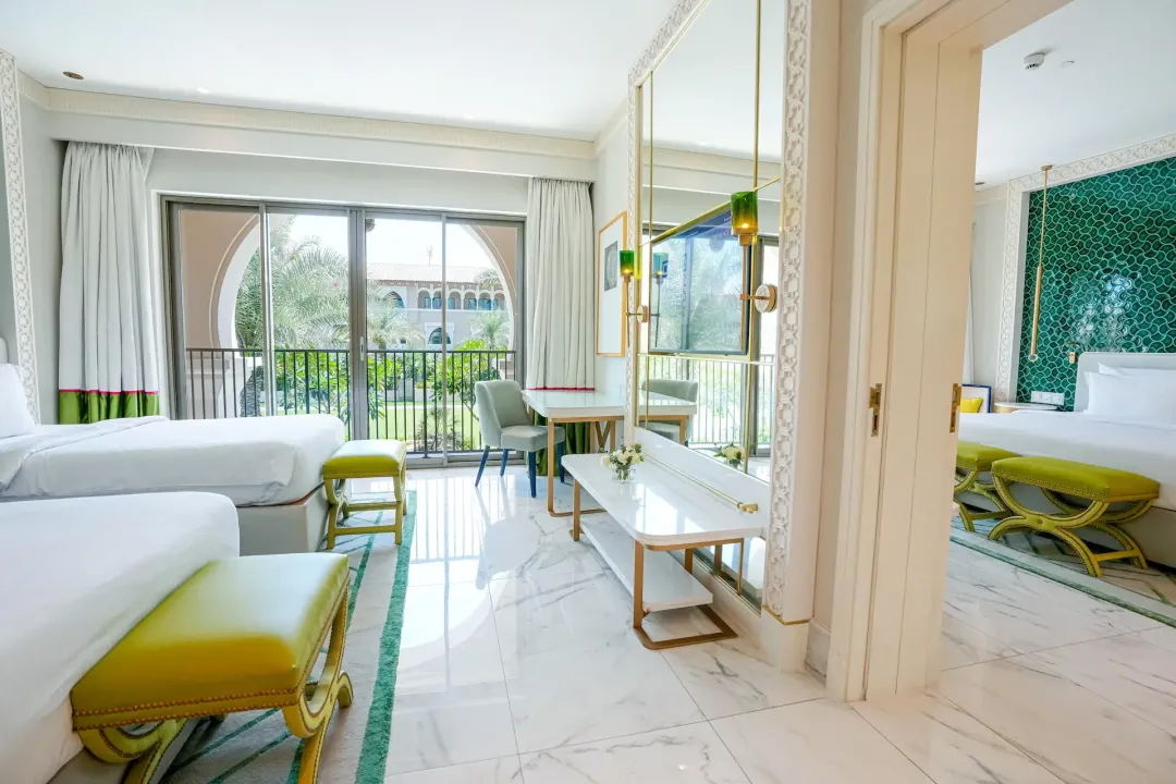 Two Bedroom Family Room Garden View - Twin Bed