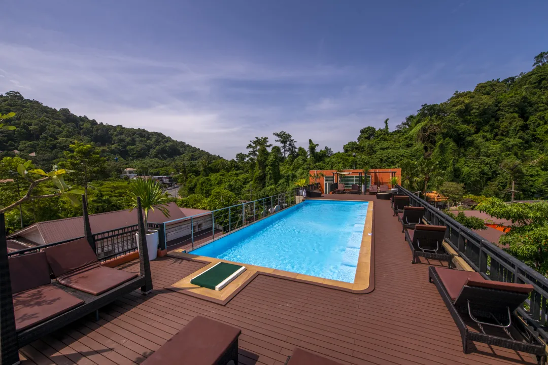 The Navinda Krabi Resort - Rooftop Pool at daytime