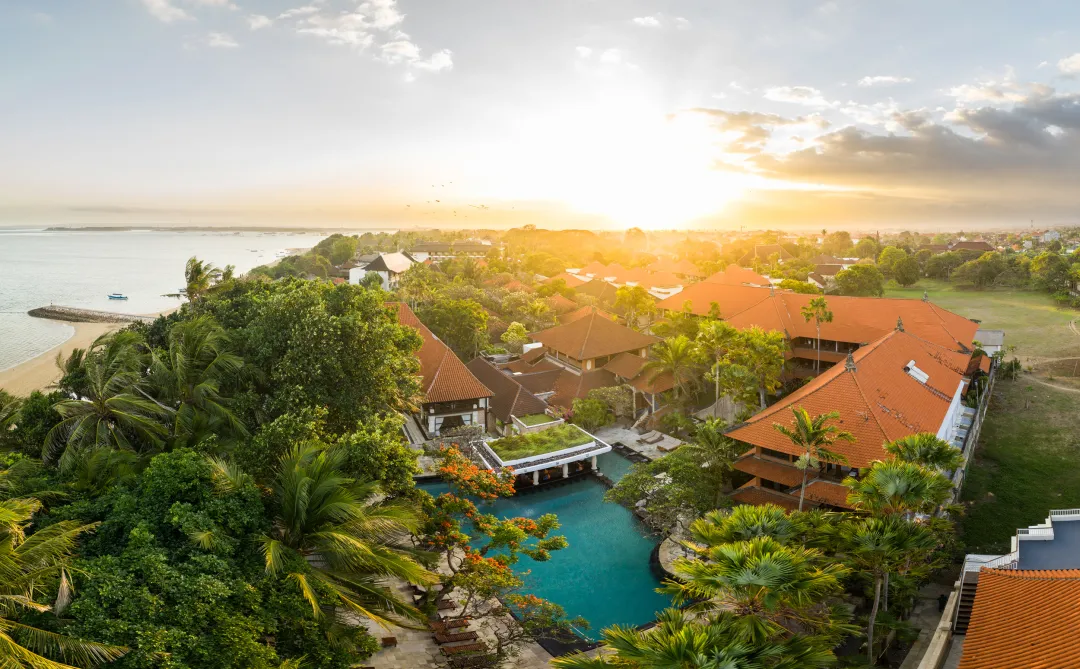 Puri Santrian - Resort - Aerial View