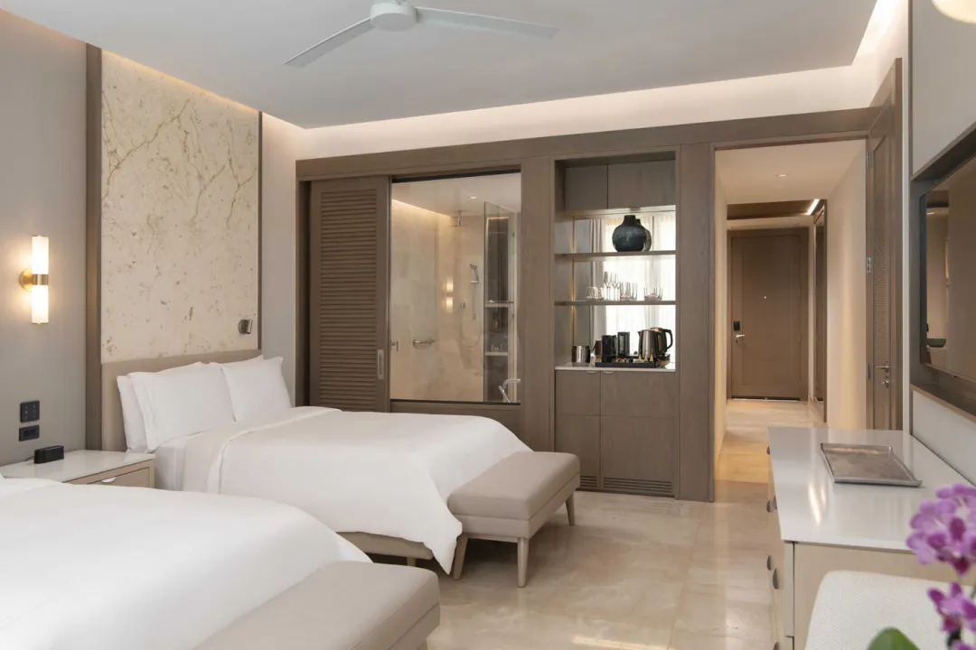 Premier Junior Suite Patio - Twin Bed View