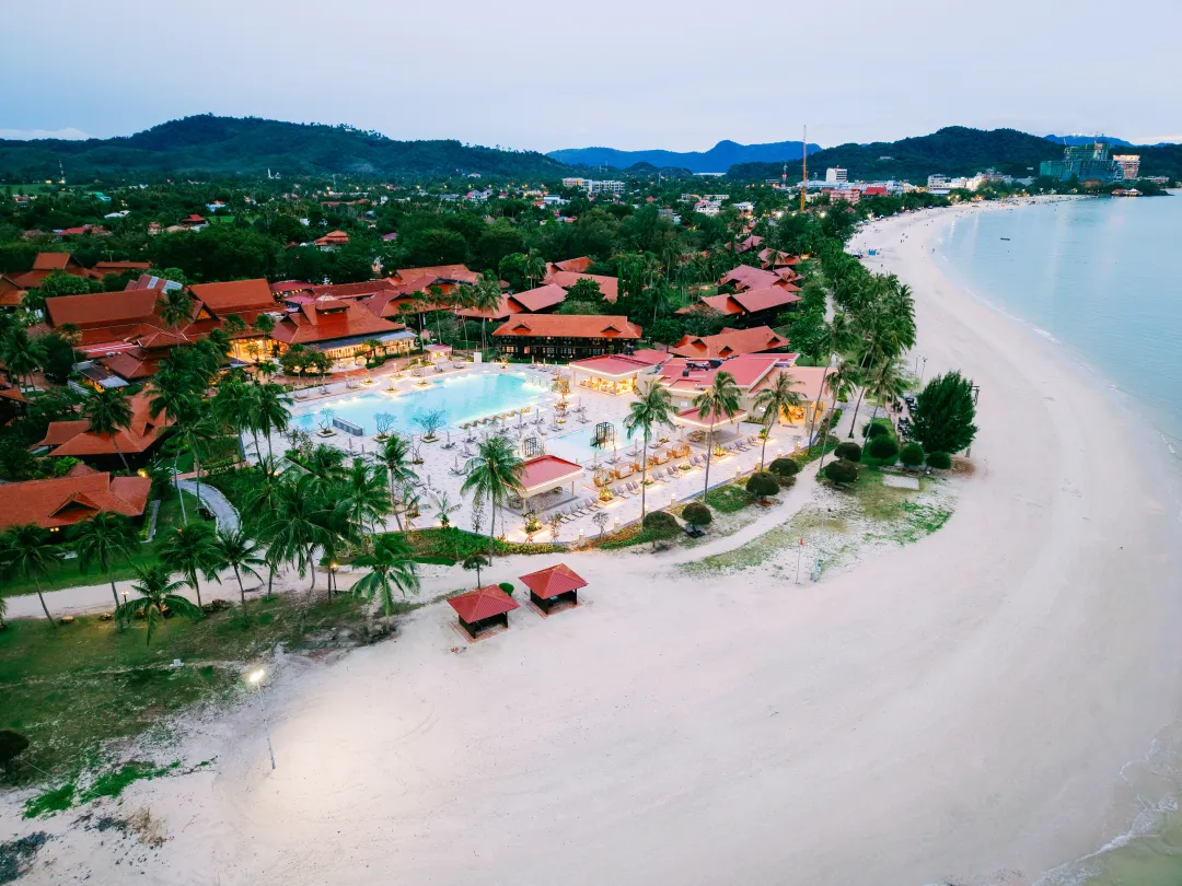 Pelangi Beach Resort - Beach Aerial View