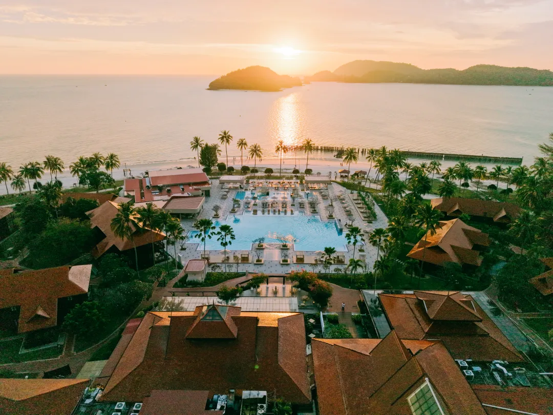 Pelangi Beach Resort - Resort Aerial View