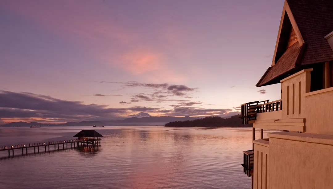 Gaya Island - Evening View of Jetty