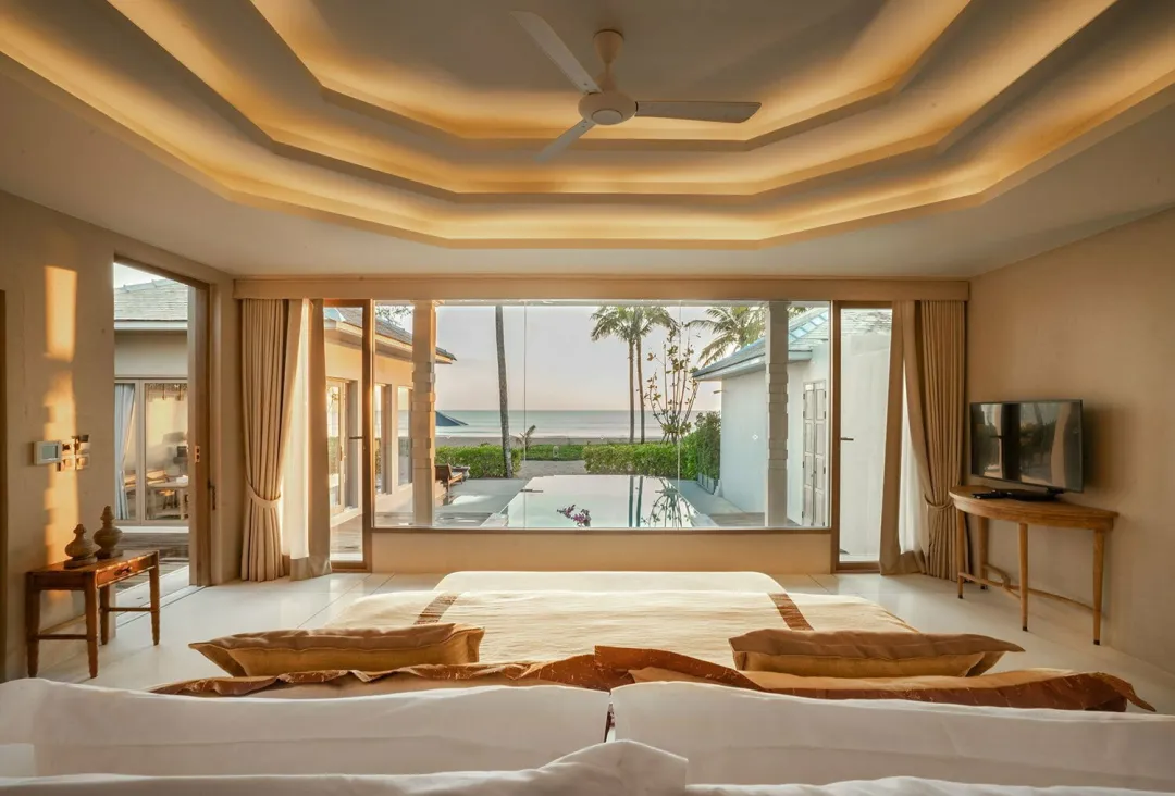 Beachfront Pool Villa - Bedroom View