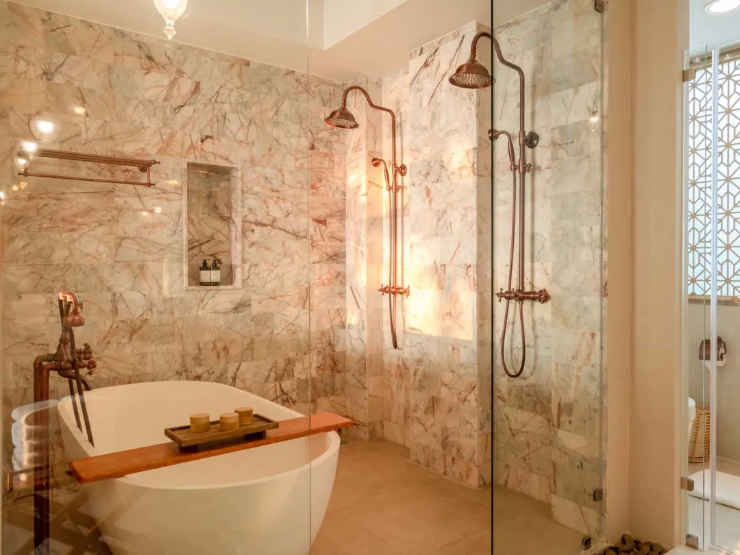 Two Bedroom Beachfront Pool Villa - Bathroom