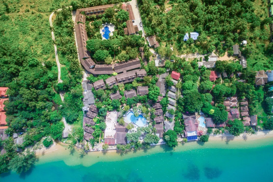 Paradise Beach Resort Samui - Island Aerial View