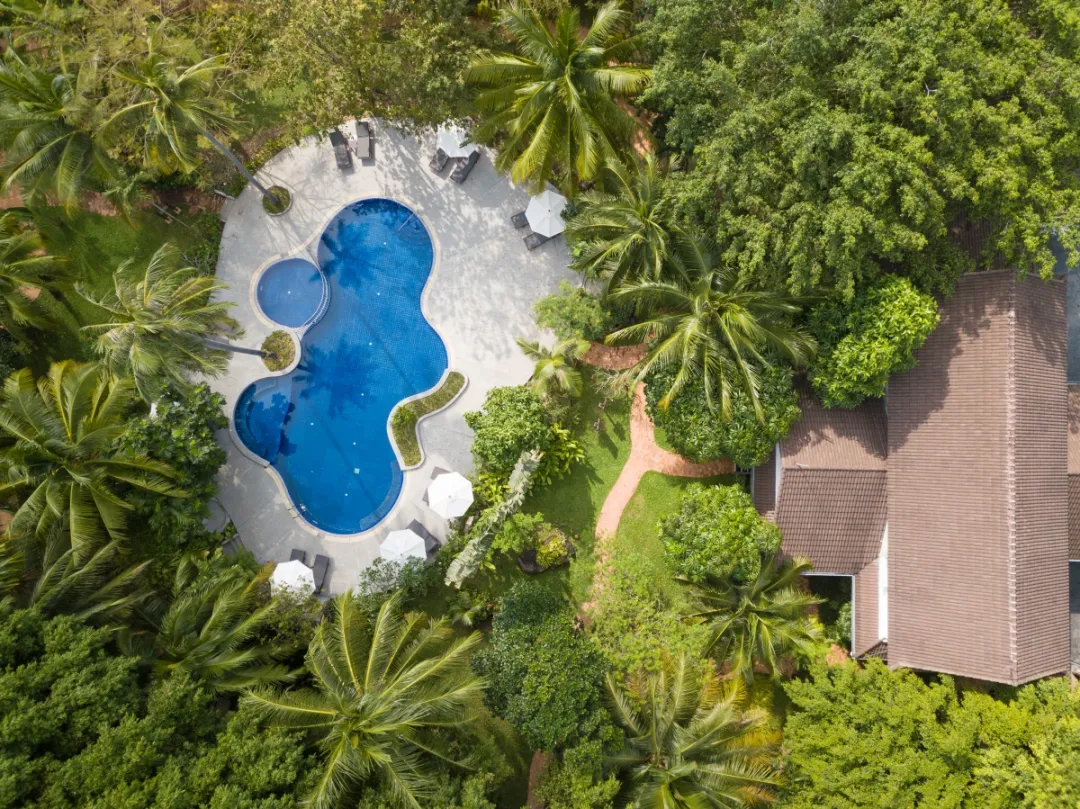 Paradise Beach Resort Samui - Pool Aerial View