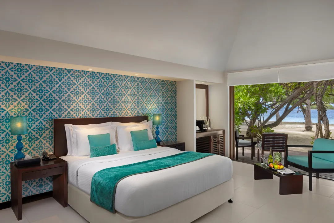 Hudhuranfushi - Deluxe Beach Villa - Patio