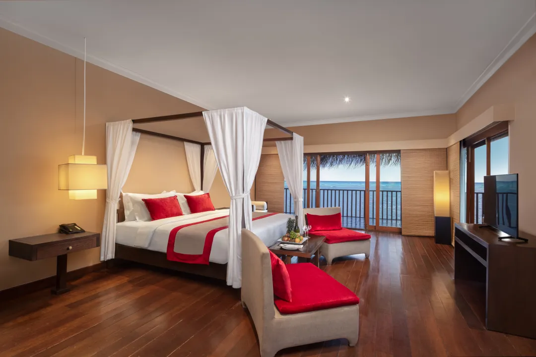 Hudhuranfushi - Sunset Ocean Villa - Bedroom