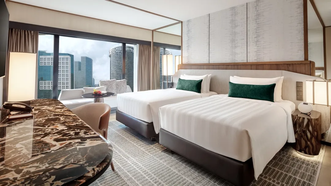 Pan Paicific Singapore - Deluxe Room -Twin Beds