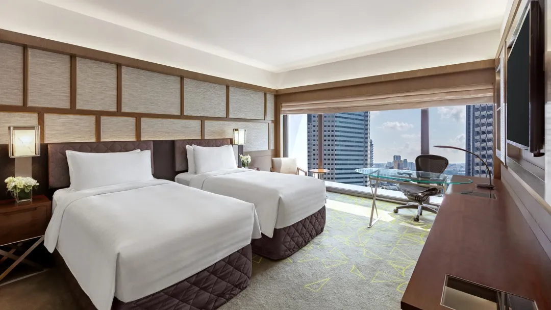 Pan Pacific Singapore - Deluxe Panoramic Room -Twin Beds