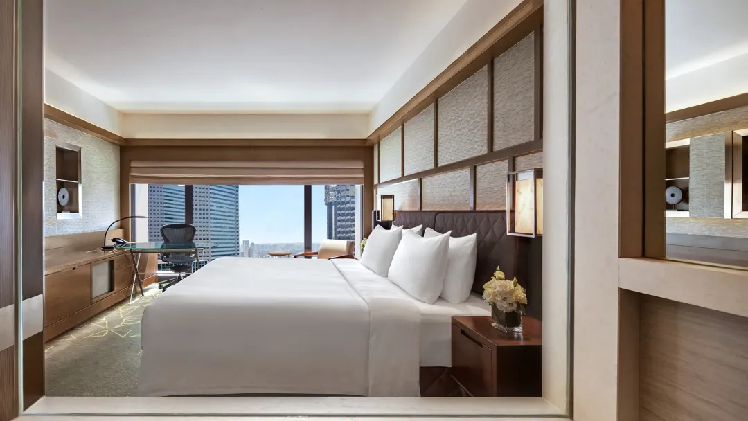 Pan Pacific Singapore - Deluxe Panoramic Room - Kind Bed