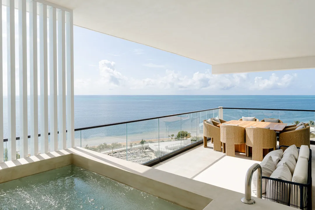 AVA Resort Cancun - Balcony Lounge with Sea View