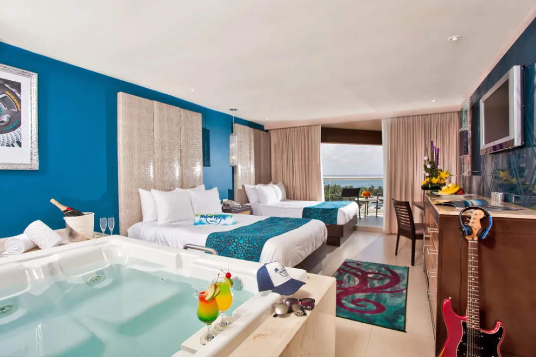Deluxe Double Lagoon View - Bedroom