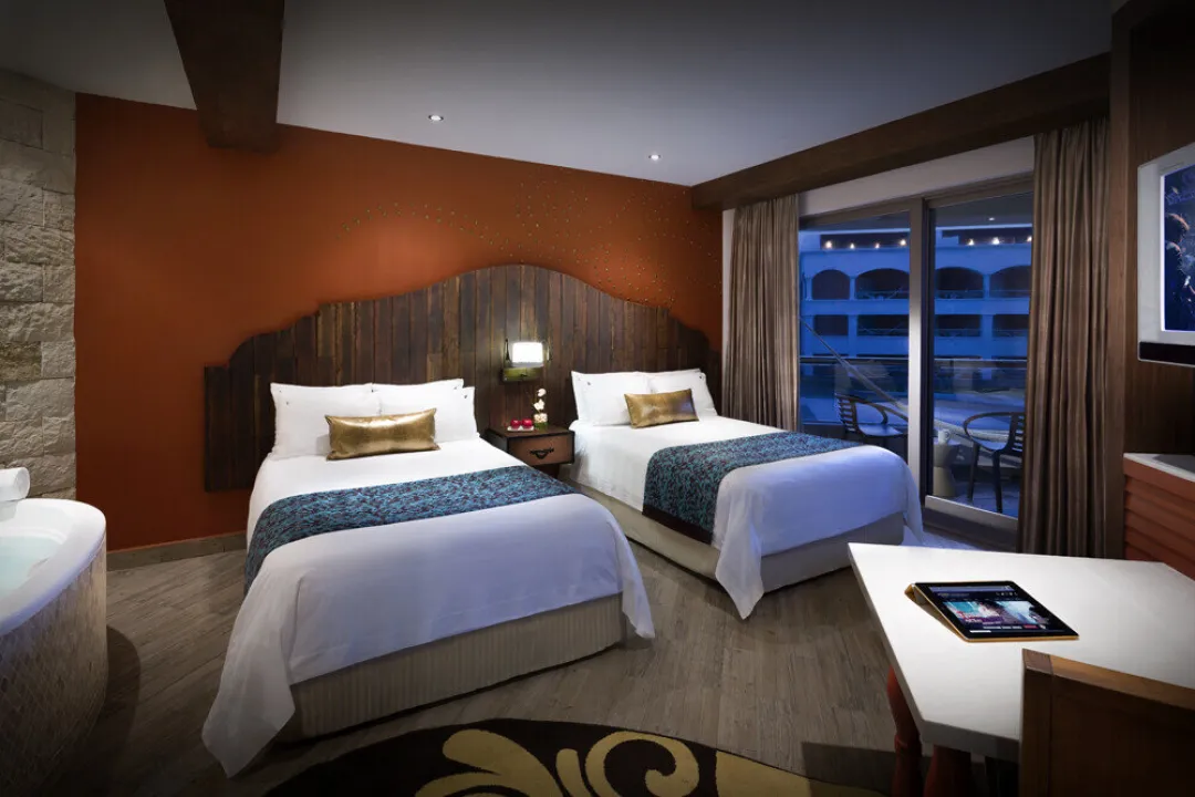 Deluxe Gold Double Beds - Twin Bed
